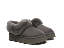 Load image into Gallery viewer, SALE. Fluffy Collar Platform Slippers. FREE Worldwide Shipping.
